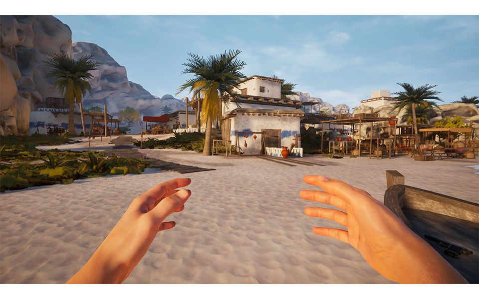 Εργασία σπουδαστή Video Games – 3D first person game environment σε ερημικό χωριό